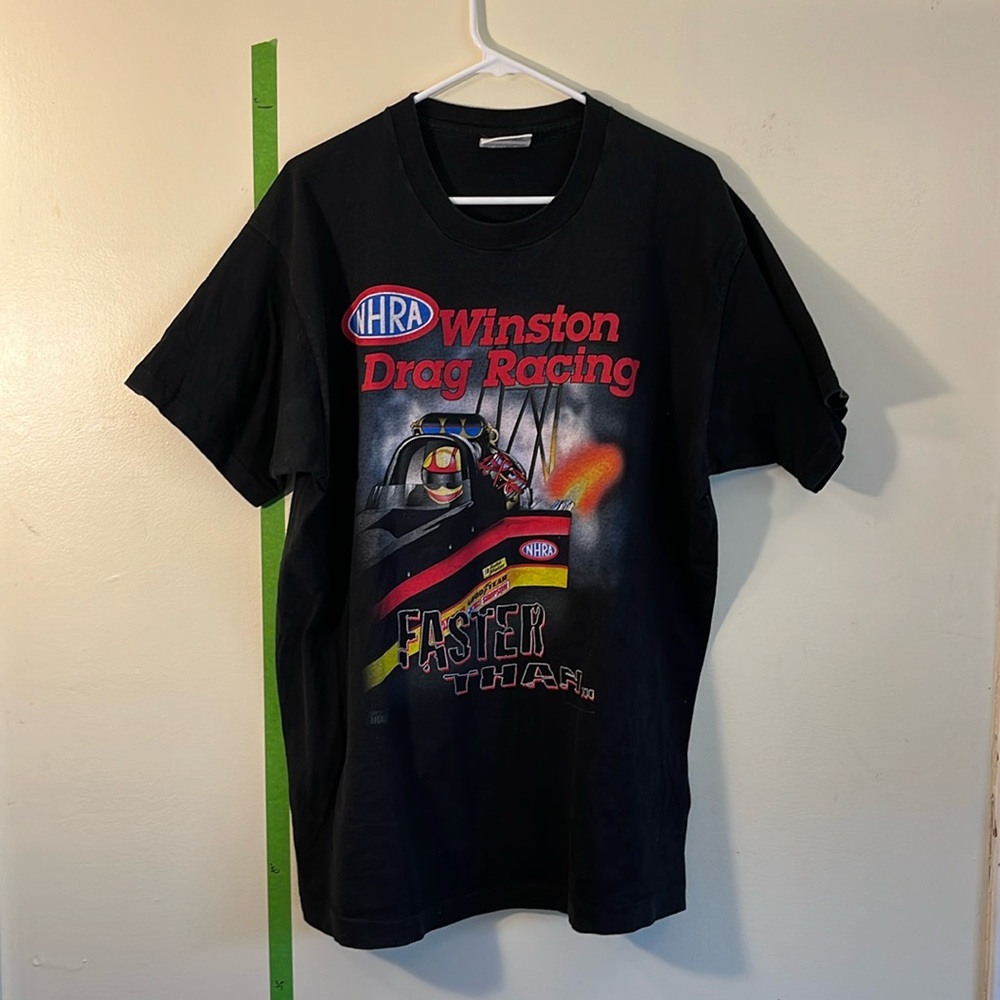 Vintage 1997 NHRA Winston Drag Racing T Shirt Sz XL MINT